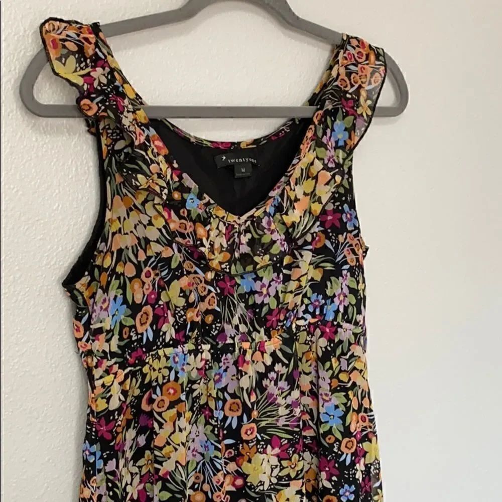 Forever 21 Multi Color Floral Dress - Picture 1 of 6